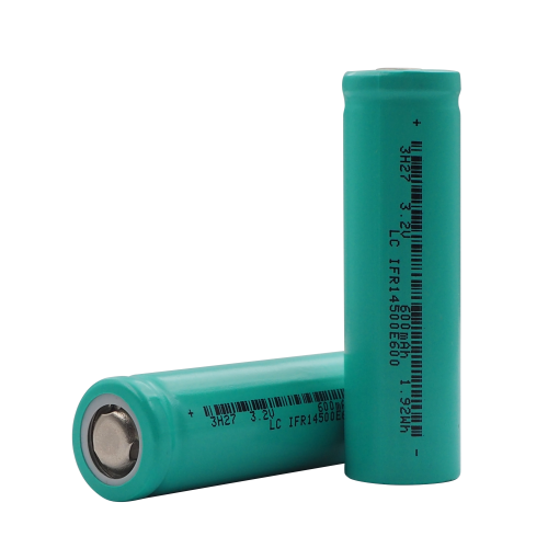 IFR14500 3.2V 600mah  Cylindrical LFP rechargeable lithium ion battery
